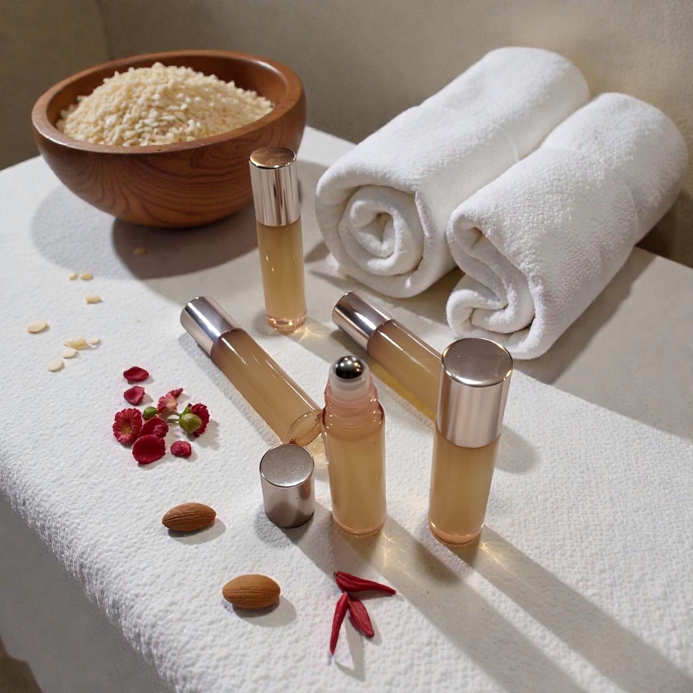 The Serum Orchid & Vine Handcrafted Natural Tallow Facial Serum Roller - Picture 3 of 4